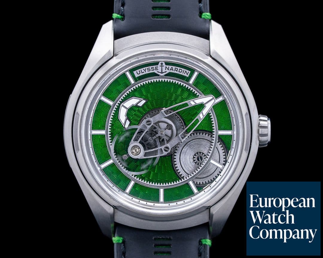 Image of Ulysse Nardin Freak X Enamel Titanium Green Dial LIMITED