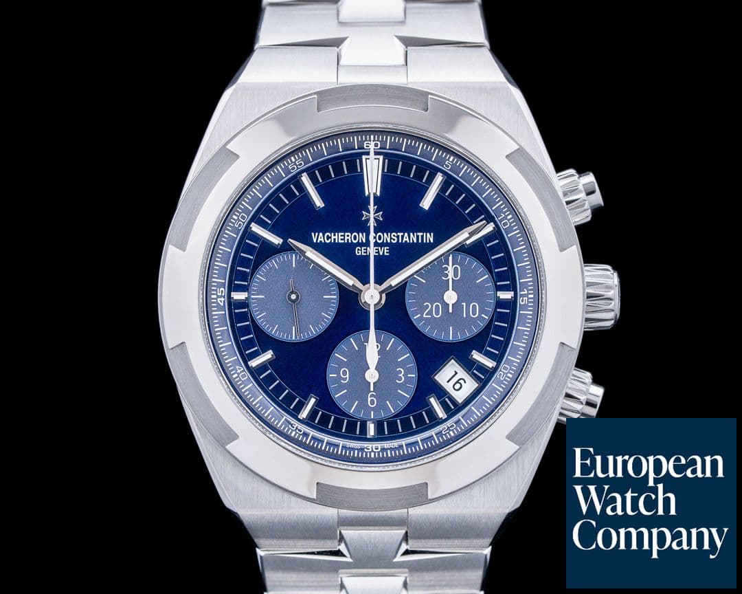 Image of Vacheron Constantin 5520V Overseas Chronograph SS Blue Dial 2025