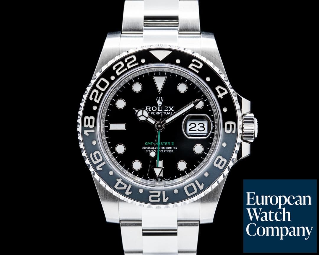 Image of Rolex 126710GRNR GMT Master II "Bruce Wayne" SS Black Dial 2026