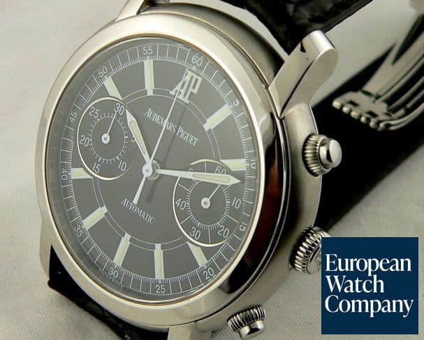 Image of Audemars Piguet Jules Chrono Black Luminescent Hands