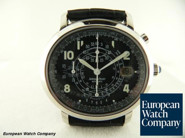 Image of Audemars Piguet Millenary Chrono Steel  Black