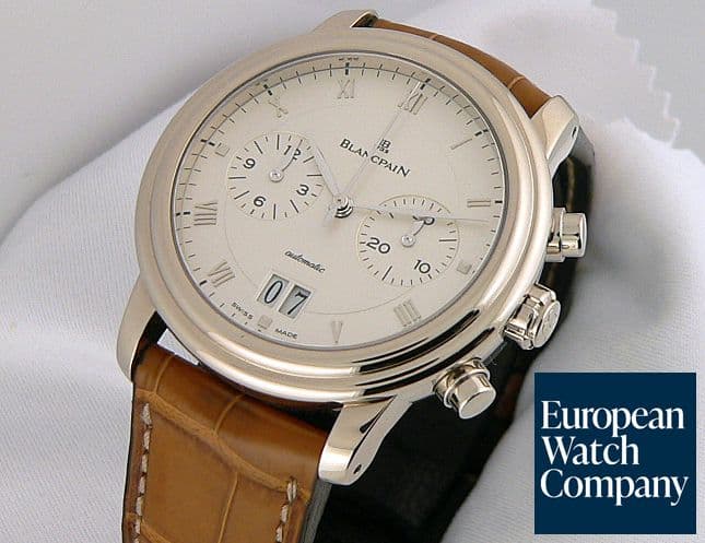 Image of Blancpain Villeret Chrono Big Date WG