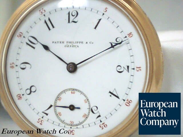 Image of Patek Philippe Yellow Engraved Pocket Watch