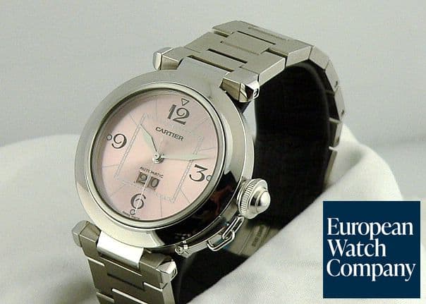 Image of Cartier Pasha C Pink Dial SS/SS