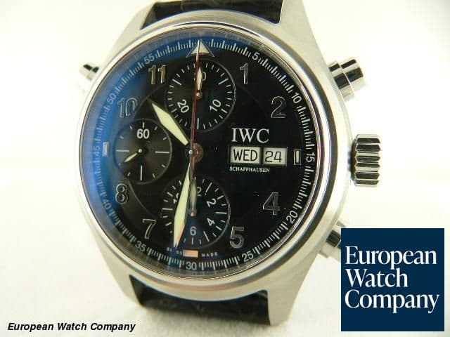 Image of IWC Doppel Spitfire Black Dial
