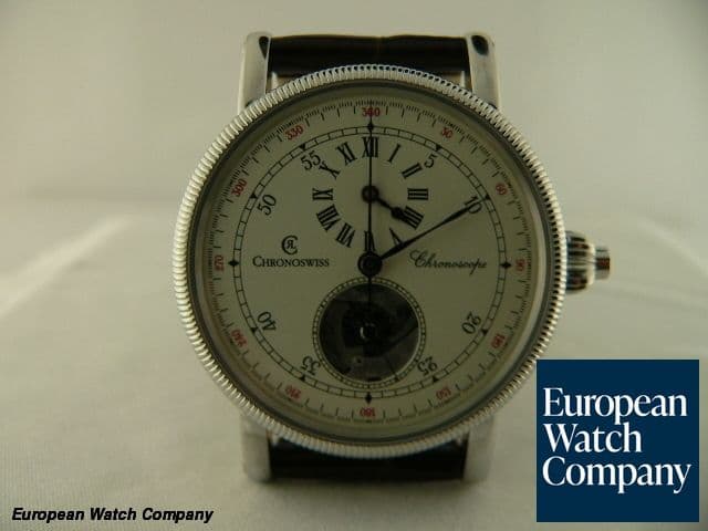 Image of Chronoswiss Chronoscope Steel open