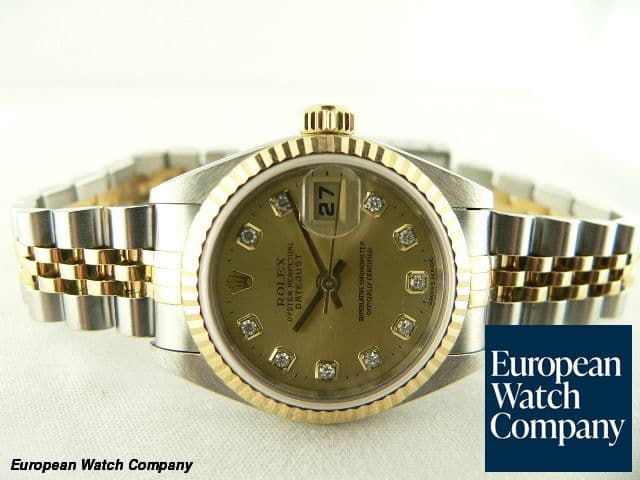 Image of Rolex Datejust 2t Lady champagne