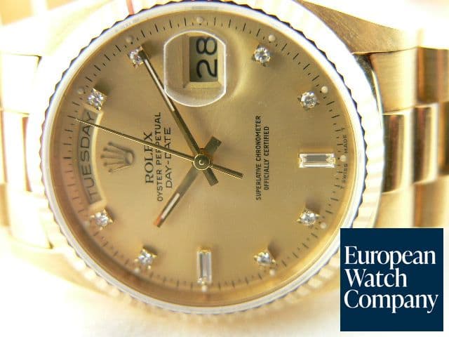 Image of Rolex Presidential YG Diamond Markers