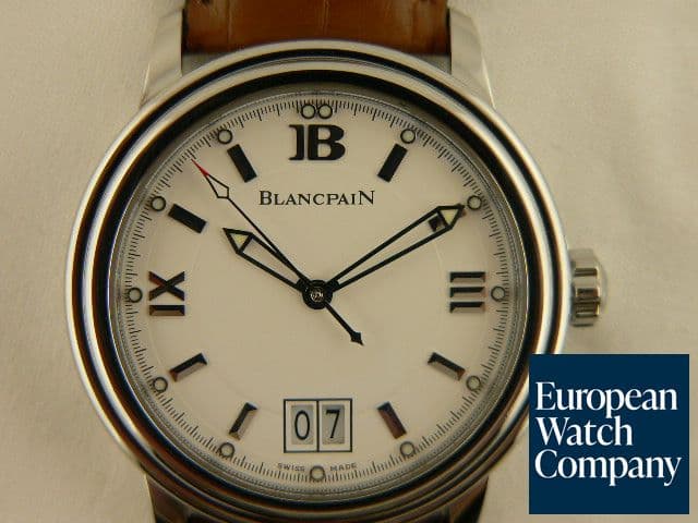 Image of Blancpain 2150 Big Date Steel White