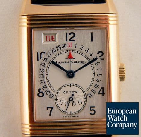 Image of Jaeger-LeCoultre Reverso Calendar Date Rose