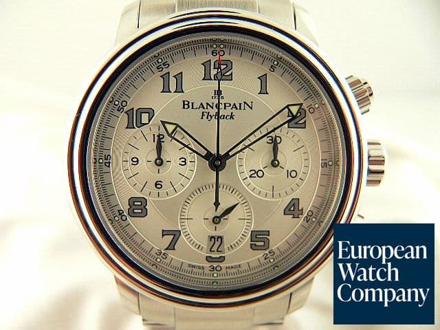 Image of Blancpain Flyback SS/SS White Dial