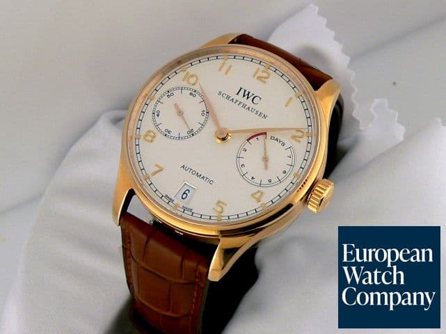 Image of IWC Portugieser 5001 Rose 7 Days