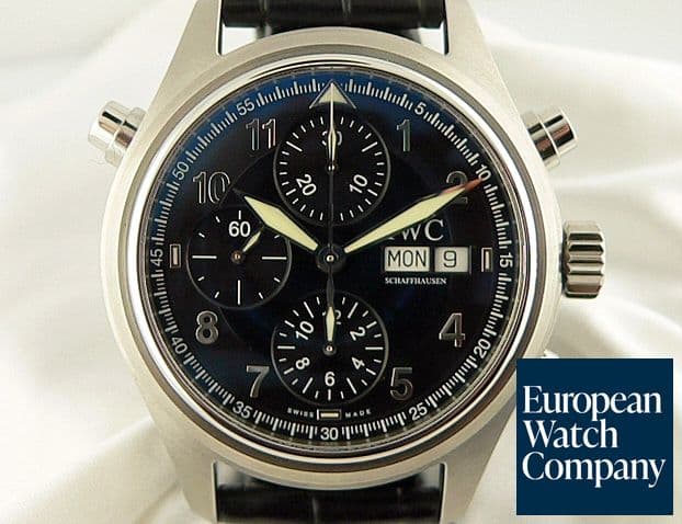 Image of IWC Doppel Spitfire Black Dial Strap


hold