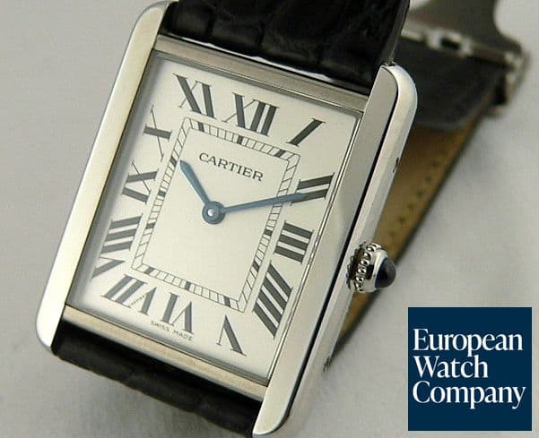 Image of Cartier Tank Steel