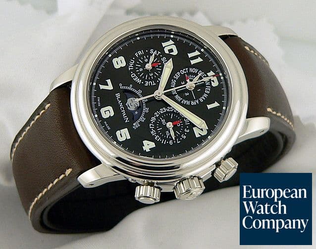 Image of Blancpain 2585 QP Black Strap
