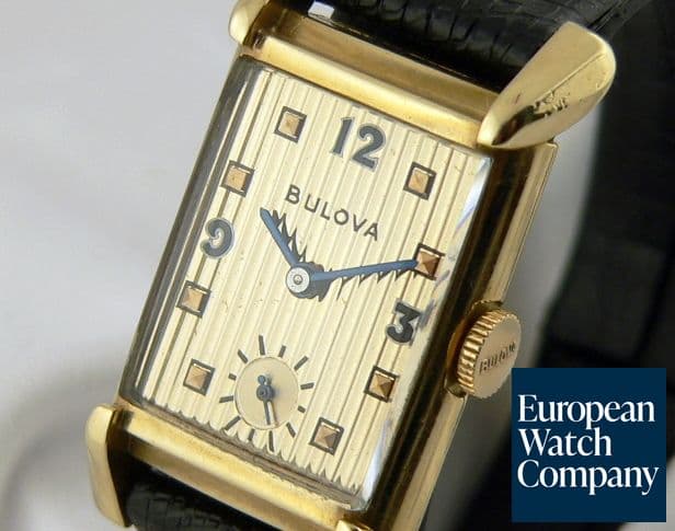 Image of Bulova Bell Shaped Lugs 14K
