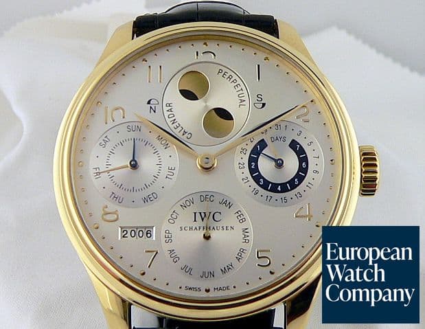 Image of IWC Portugieser Perpetual YG/White