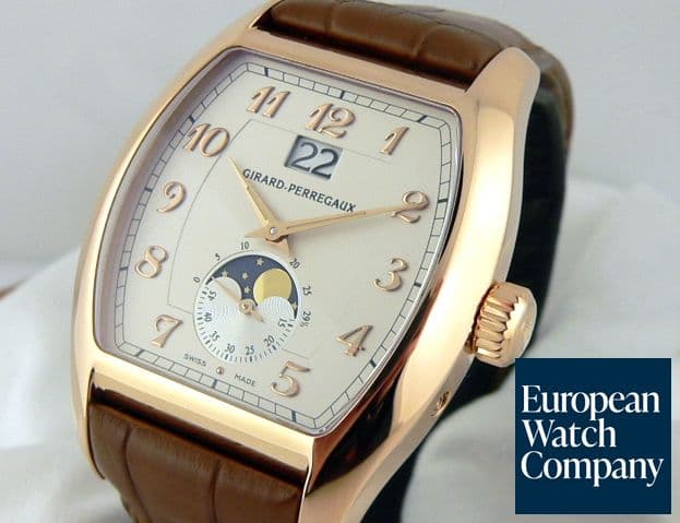 Image of Girard-Perregaux Richville Rose Moon Big Date