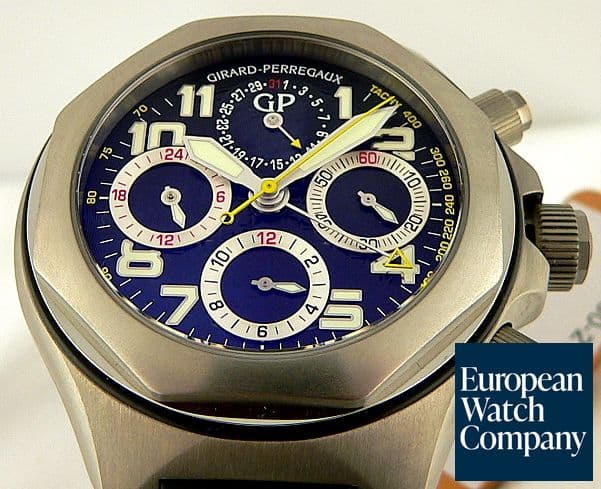 Image of Girard Perregaux Laureato EVO3 Chrono Tita Rubber
