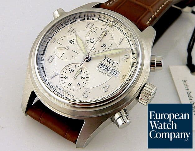 Image of IWC Doppel Spitfire White Dial Strap