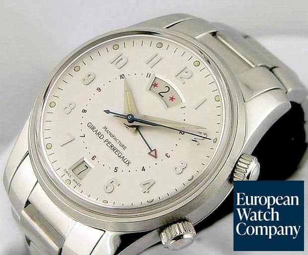 Image of Girard-Perregaux Traveller II SS/SS white,
