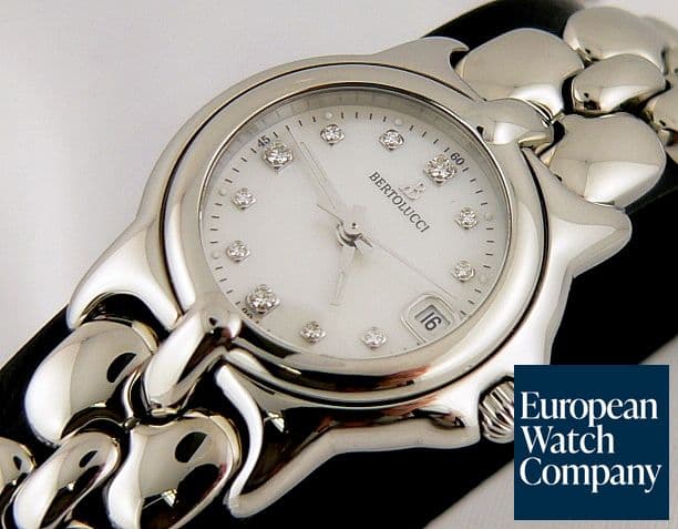 Image of Bertolucci Vir mini Diamond Dial Polished SS/SS
