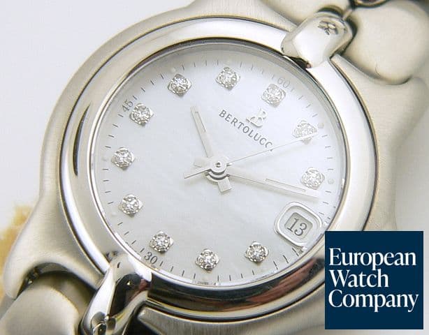 Image of Bertolucci Vir mini Diamond Dial Brushed SS/SS