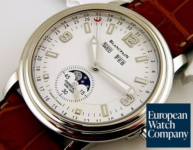 Image of Blancpain Large Triple Date Moon Steel,