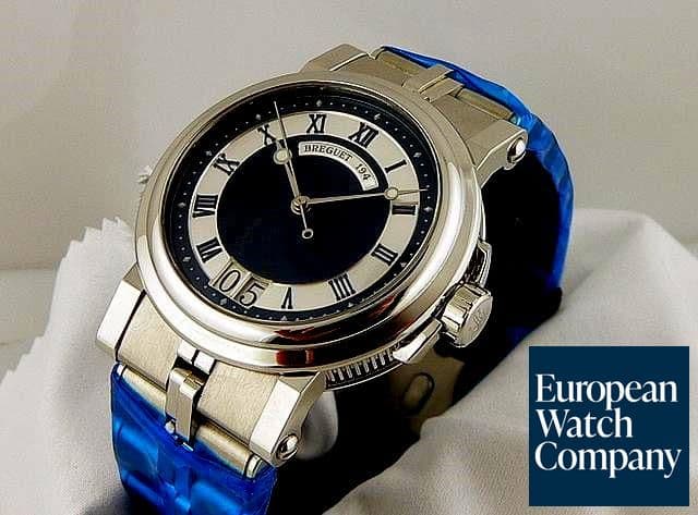 Image of Breguet Marine SS/SS Big Date
Blue dial