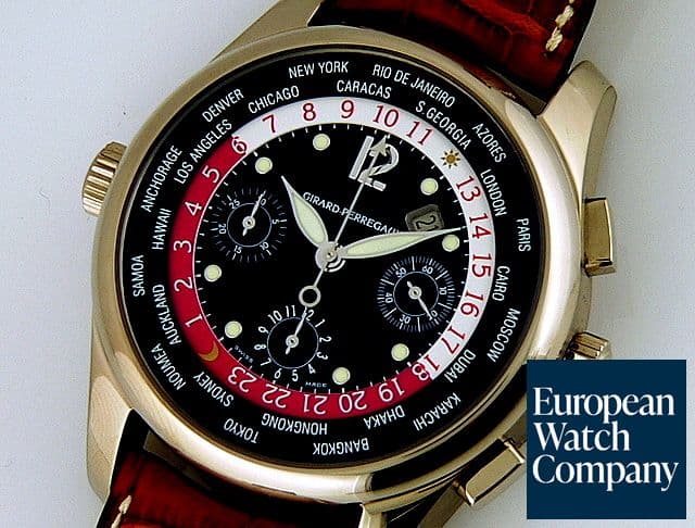 Image of Girard Perregaux World Time WW.TC Chrono White