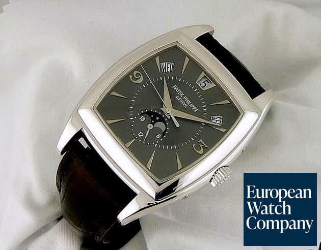 Image of Patek Philippe Gondolo Calendario, 5135 White gold slate dial