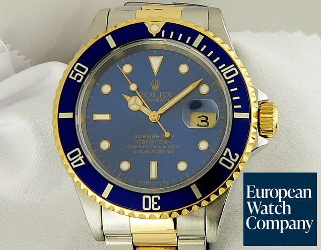 Image of Rolex Submariner 2t Blue/Blue