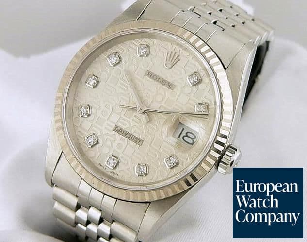 Image of Rolex Datejust Steel Diamond Dial
