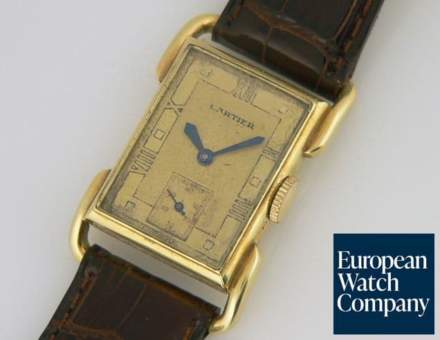 Image of Cartier Tank YG LeCoultre Movt