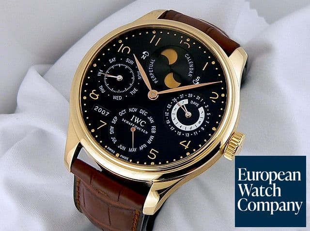 Image of IWC Portugieser Perpetual RG/Black