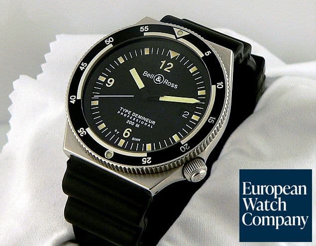Image of Bell & Ross Type Demineur SS/Rubber