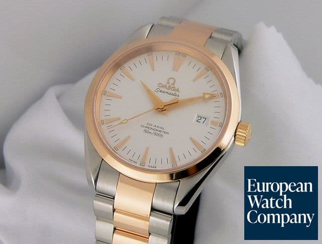 Image of Omega Aqua Terra SS/18K Rose