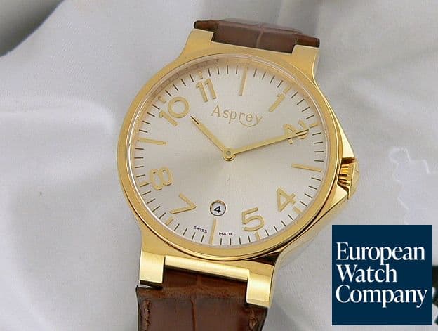 Image of Asprey No. 8 Quartz 18K Yellow