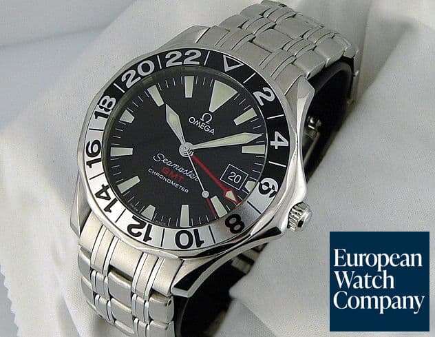 Image of Omega Seamaster GMT Black Dial,
