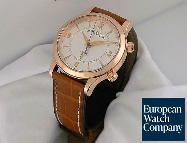 Image of Jaeger LeCoultre Memovox Rose Manual Silver 
