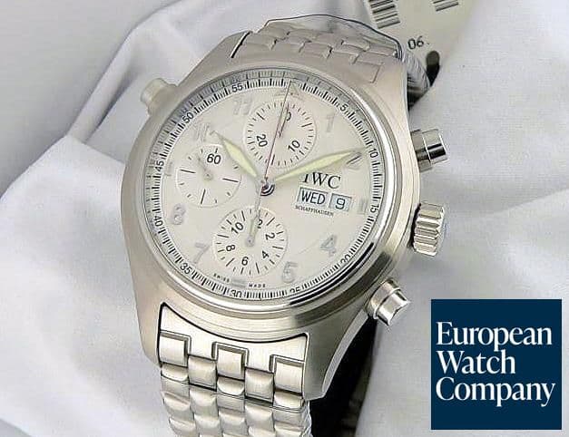Image of IWC Doppel Spitfire White Dial SS/SS