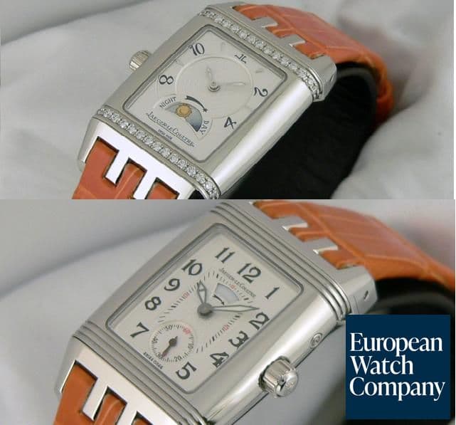 Image of Jaeger-LeCoultre Night/Day GranSport SS/Rubber Duetto, Diamonds