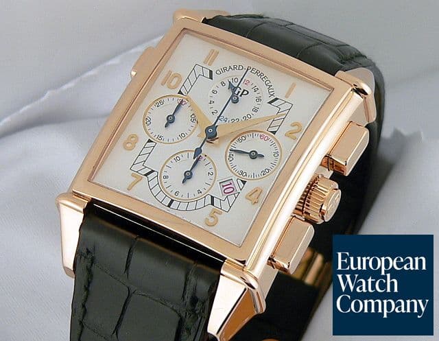 Image of Girard-Perregaux Vintage 1945 Chrono GMT Rose