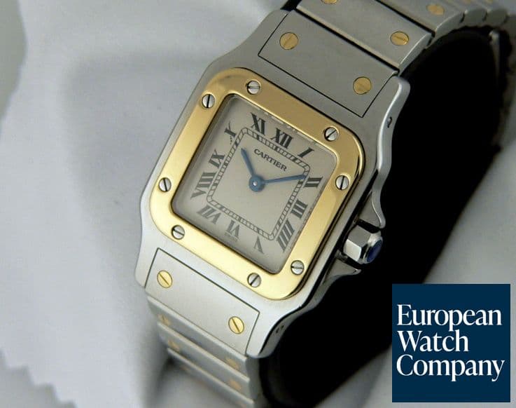 Image of Cartier Santos Ladies 2t 18K/SS