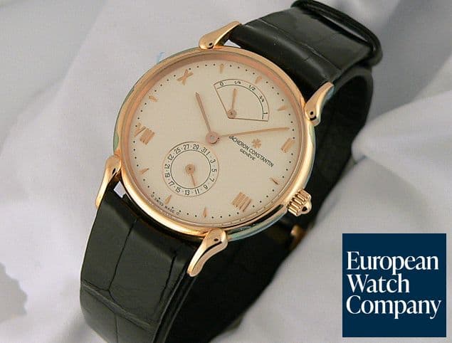 Image of Vacheron Constantin Historique Fancy Lugs Rose power reserve