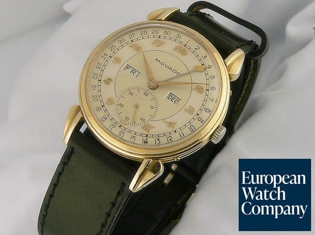 Image of Movado Triple Calendar Yellow