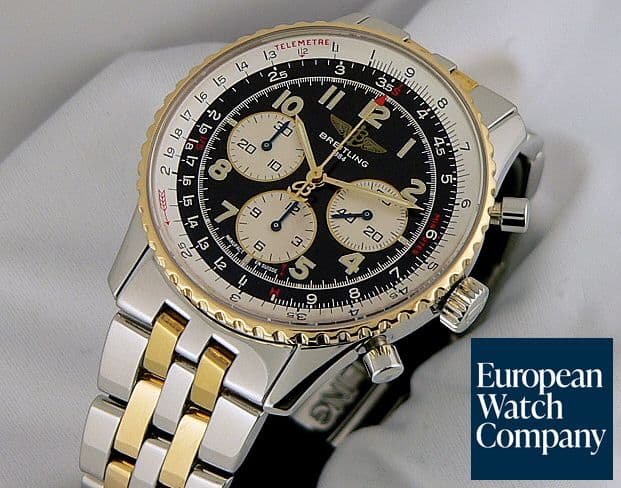 Image of Breitling Navitimer Chrono SS/18K Yellow Gold
