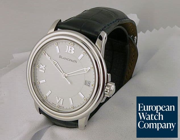 Image of Blancpain 2100 SS/strap white