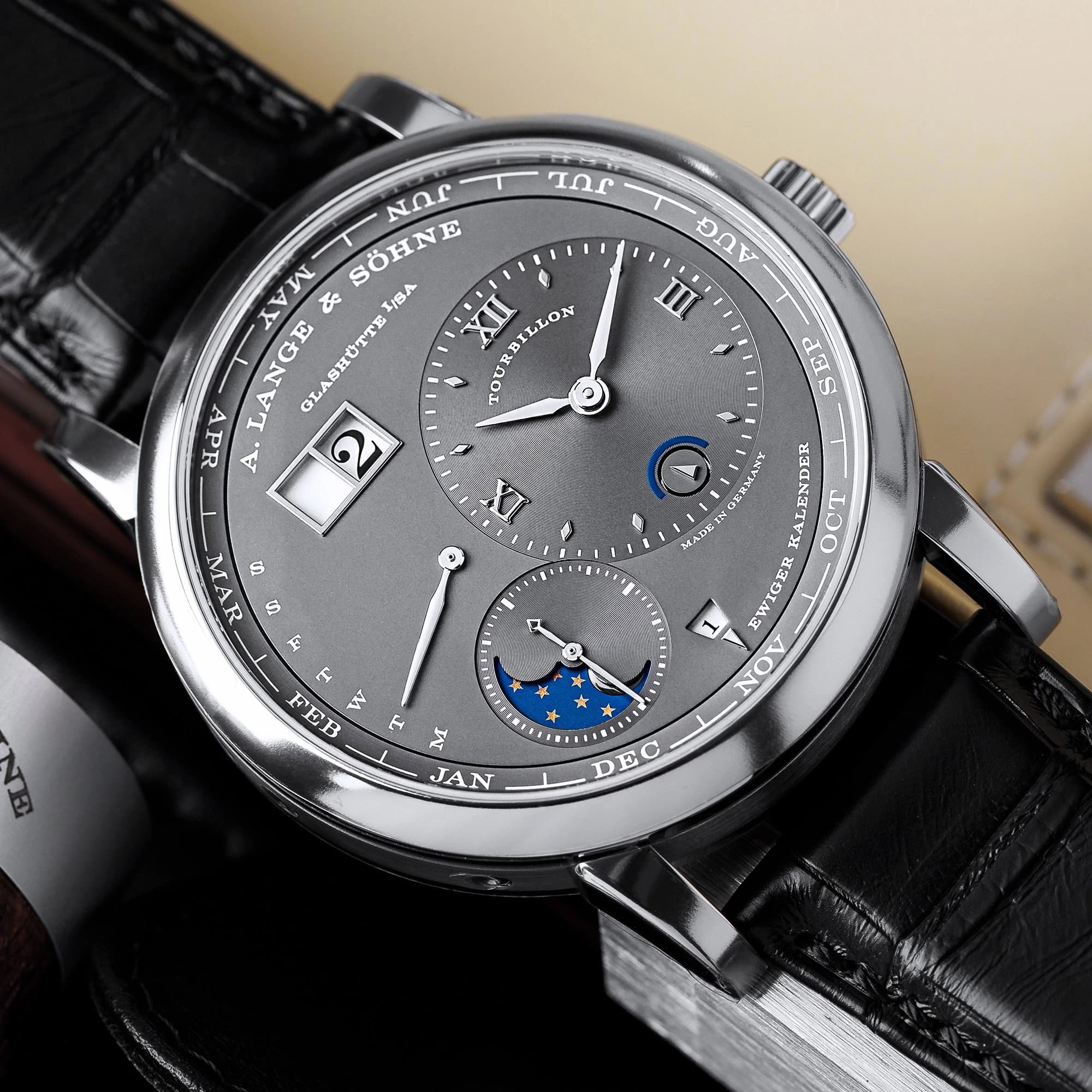 Asymmetry Celebrated: The A. Lange & Sohne Lange 1 Tourbillon Perpetual Calendar 720.038FE