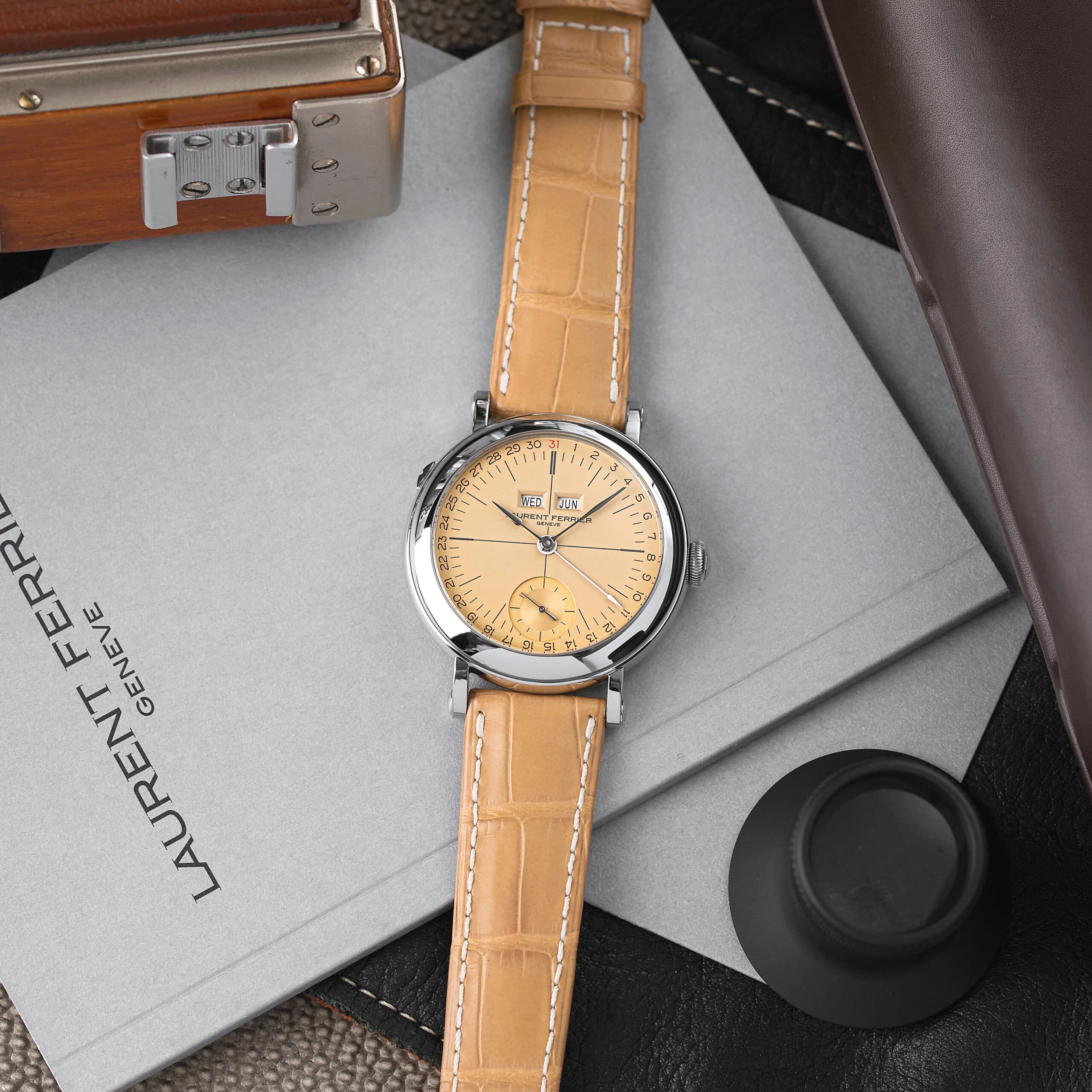 New & Noteworthy: The Laurent Ferrier Galet Annual Calendar Montre École “Vintage”